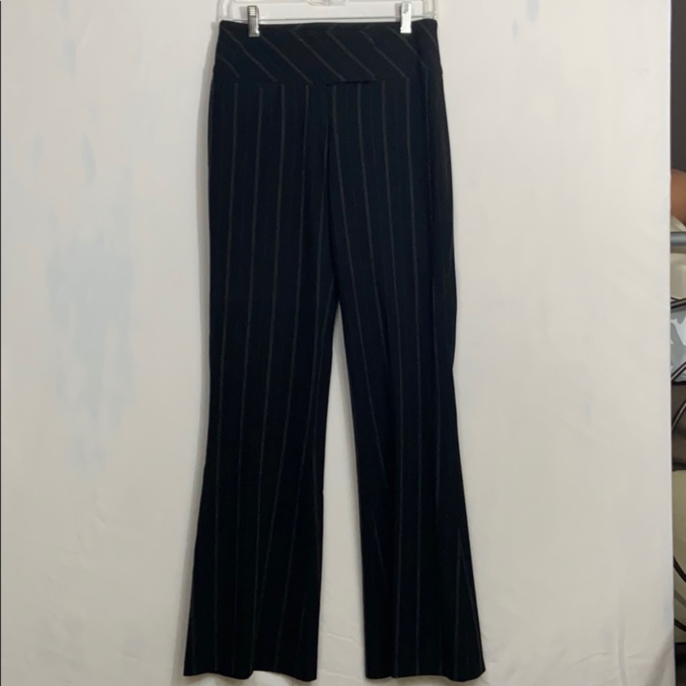 Vintage Bebe striped wide leg slacks